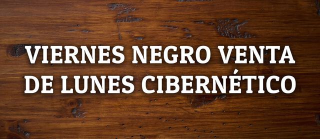 Viernes Negro Venta De Lunes Cibernético, un fondo de madera.