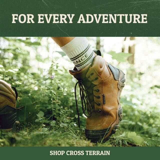 For every adventure. Shop cross terrain. Featured style: Cross Terrain 6 inch hiker in brown.