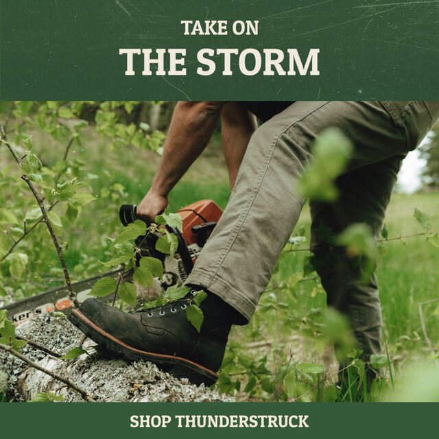 Take On The Storm. Shop Thunderstruck.