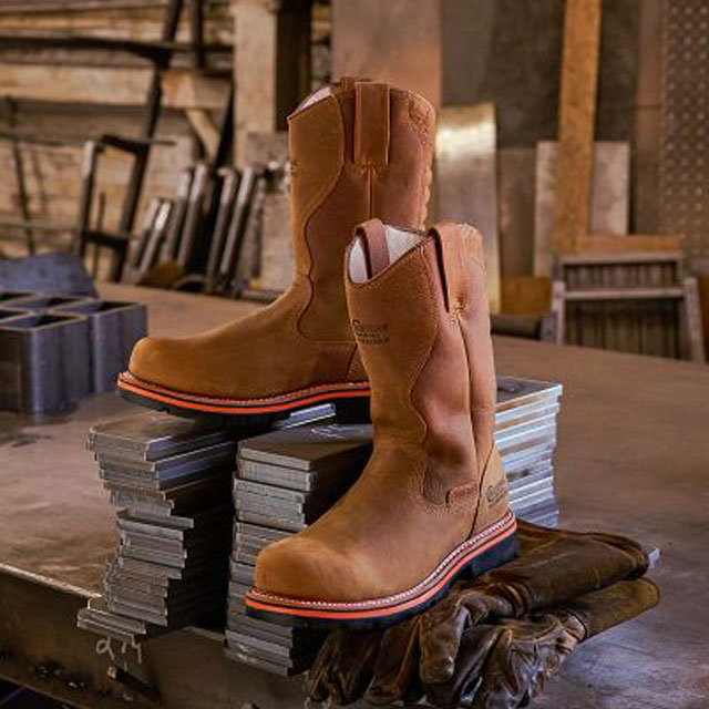 Featured Styles: Men’s Super DNA 6 inch Waterproof Steel Toe Lace Up Boot in Walnut. Shop this style.