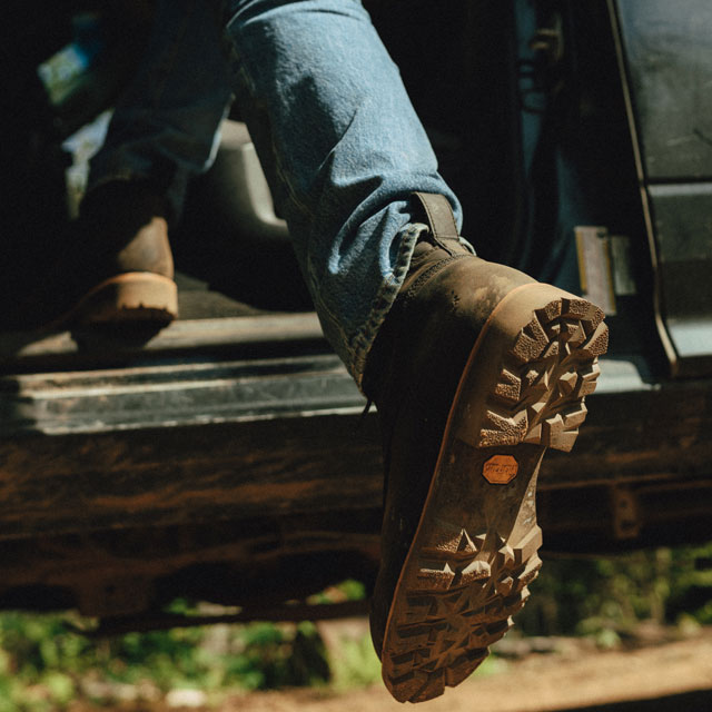 Super Dna 6" Waterproof Steel Toe Insulated Lace-Up in Walnut (brown).
