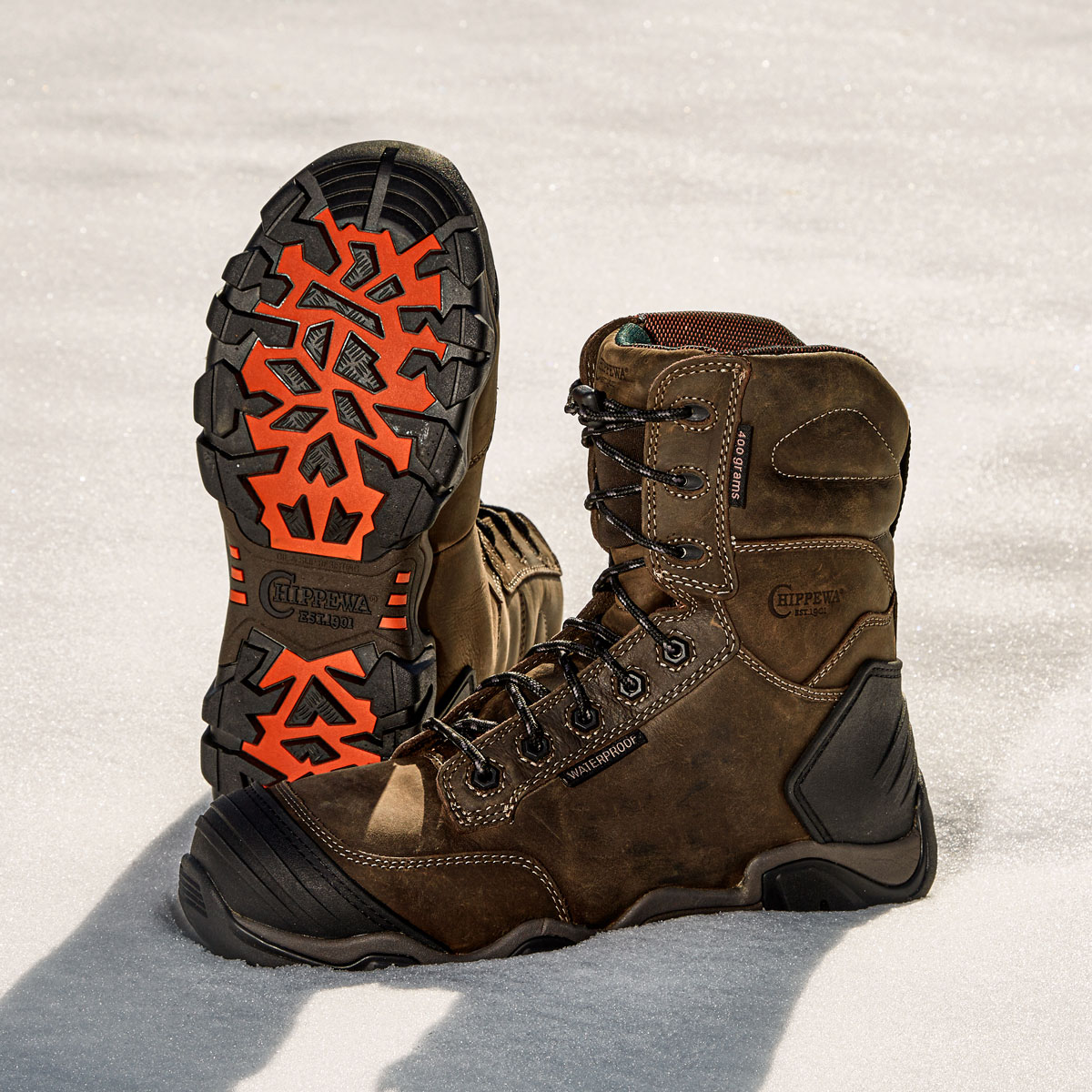 Cross Terrain 8-inch men's waterproof insulated nano comp toe hiker boot in graphite (dark gray). Shop Cross Terrain.