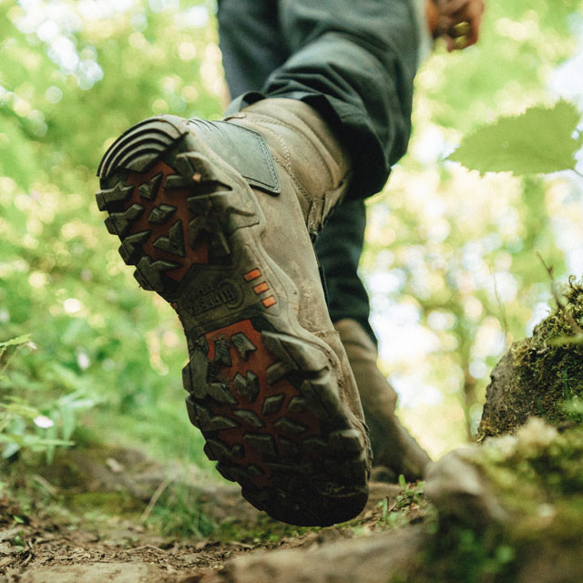 Cross Terrain 8" Waterproof Insulated Nano Comp Toe Hiker in Graphite (grey).