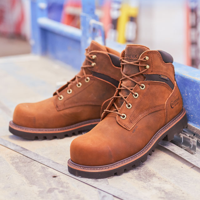 Featured Style: Men’s Sador 6" Waterproof Comp Toe in Heavy Duty Tan. Shop this style.